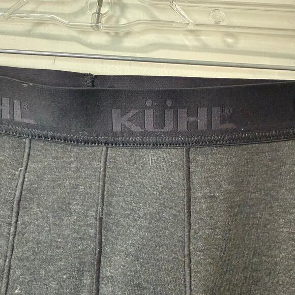 Kuhl Men's Akkomplice Base Layer Set Leggings + Long Sleeve Top Charcoal Gray - Picture 3 of 16